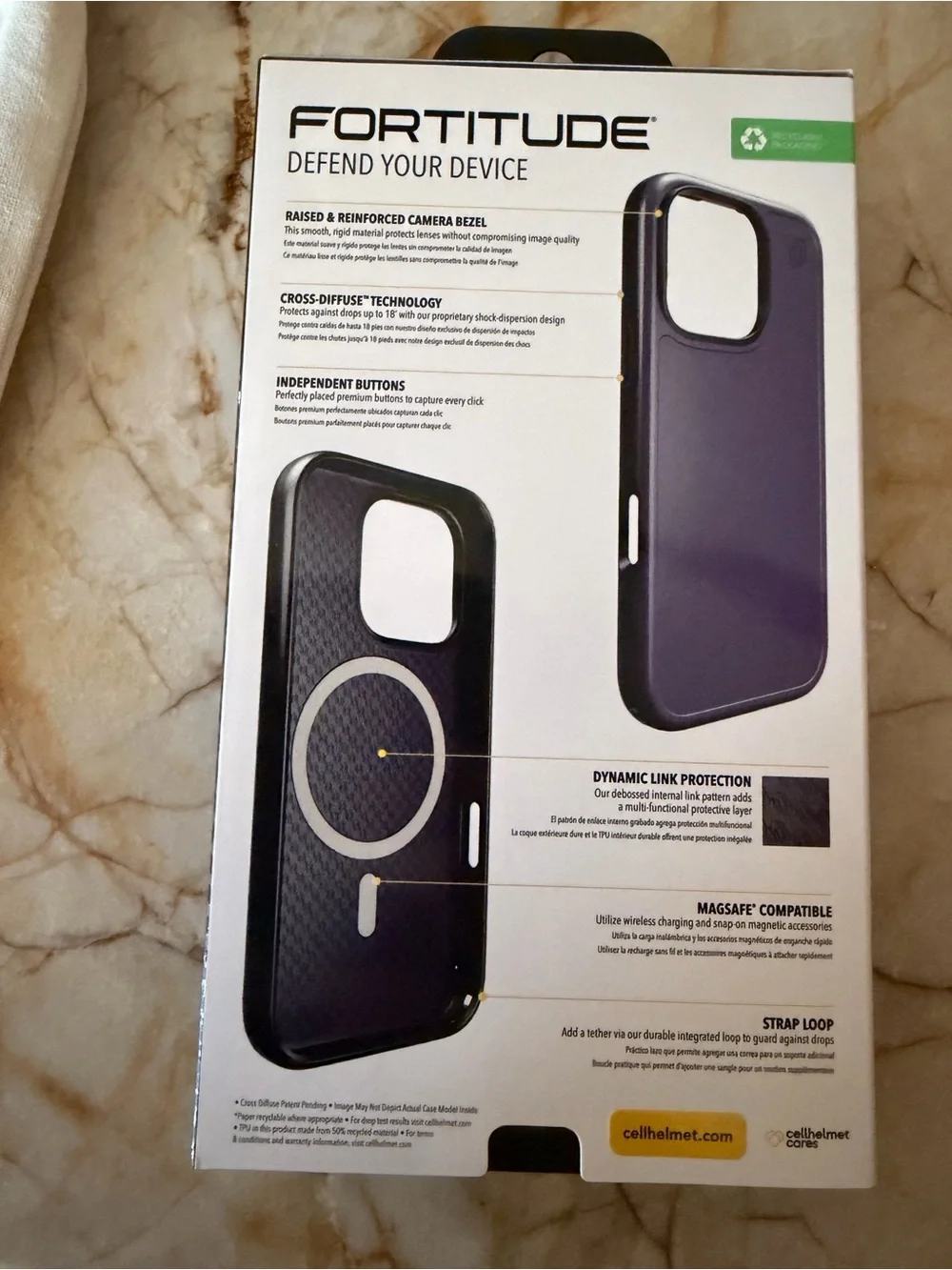 Fortitude iPhone 16 Pro Case - Camo Hunter Gray